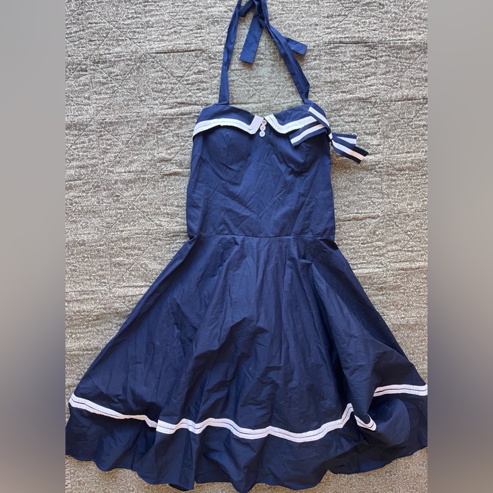 Maggie Tang Navy Dress